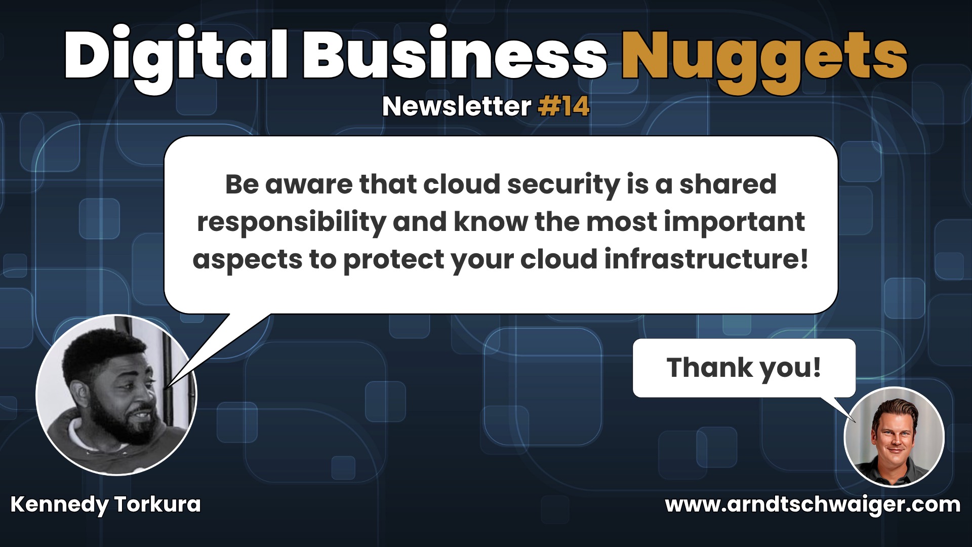 Episode #14: Be aware that cloud security is a shared responsibility and know the most important aspects to protect your cloud infrastructure!